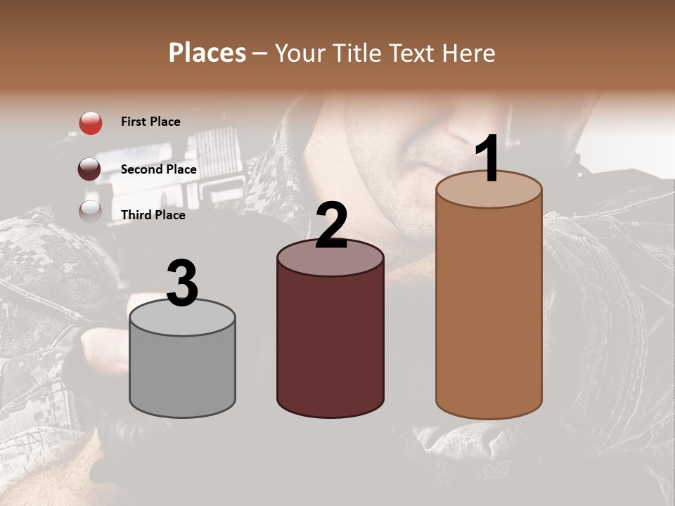 Male Pointing Safety PowerPoint Template