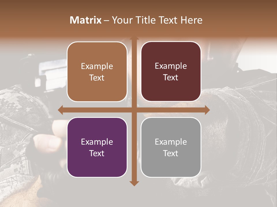 Male Pointing Safety PowerPoint Template