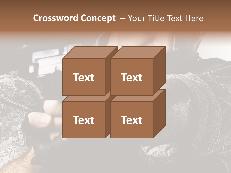 Male Pointing Safety PowerPoint Template