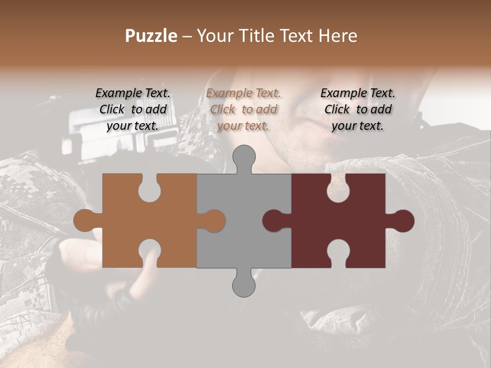 Male Pointing Safety PowerPoint Template