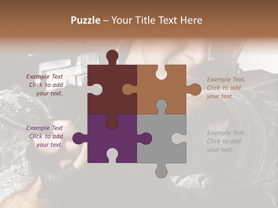 Male Pointing Safety PowerPoint Template