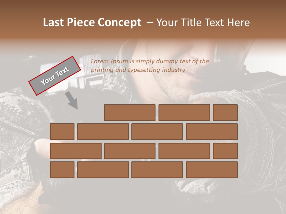 Male Pointing Safety PowerPoint Template