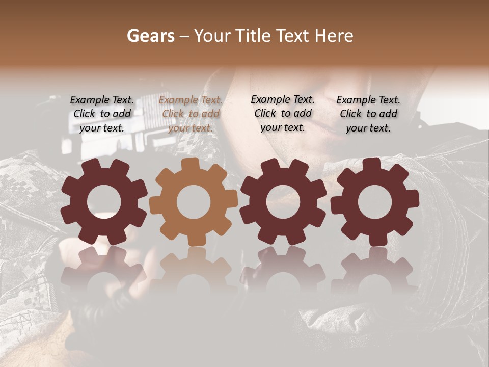 Male Pointing Safety PowerPoint Template