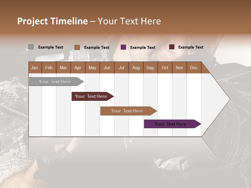 Male Pointing Safety PowerPoint Template