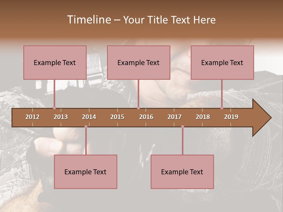 Male Pointing Safety PowerPoint Template