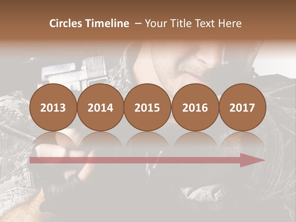 Male Pointing Safety PowerPoint Template