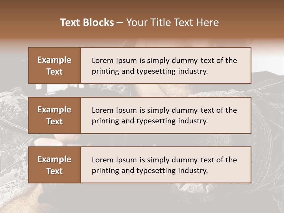 Male Pointing Safety PowerPoint Template