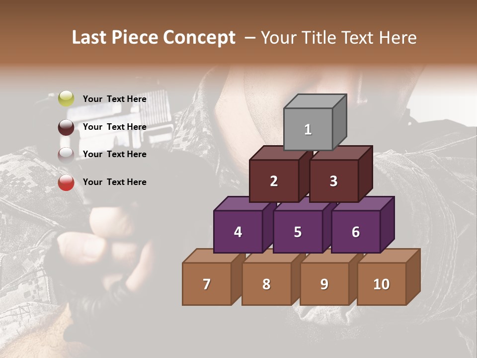 Male Pointing Safety PowerPoint Template