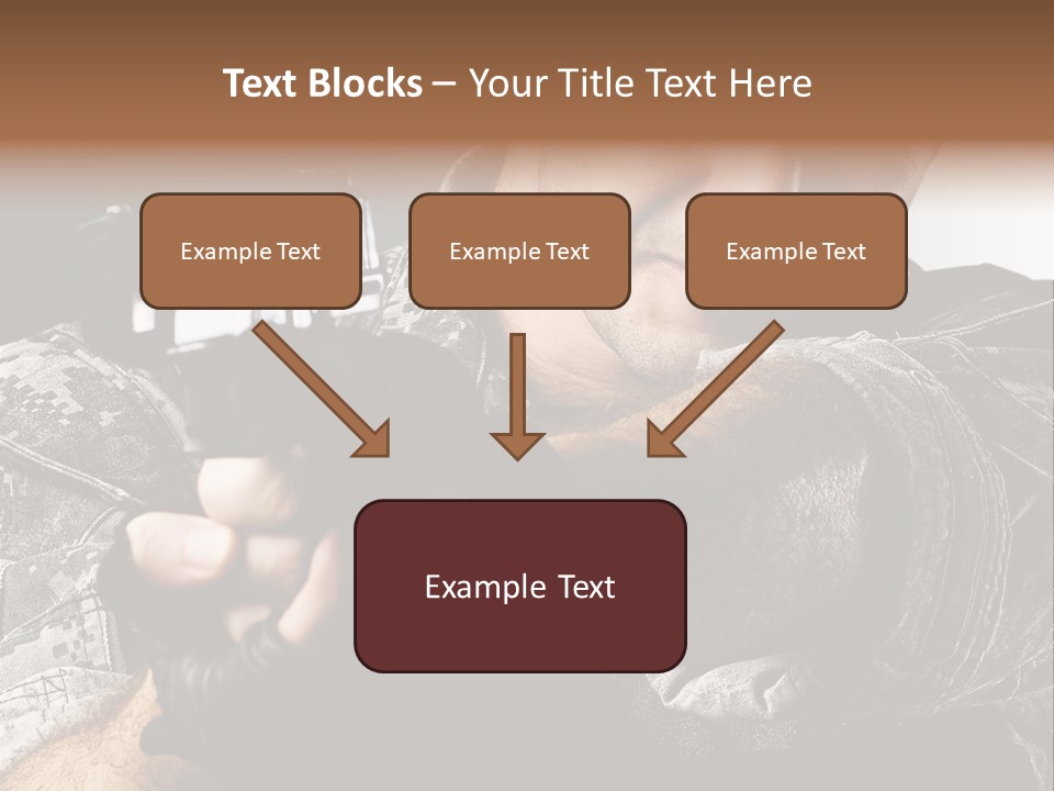 Male Pointing Safety PowerPoint Template