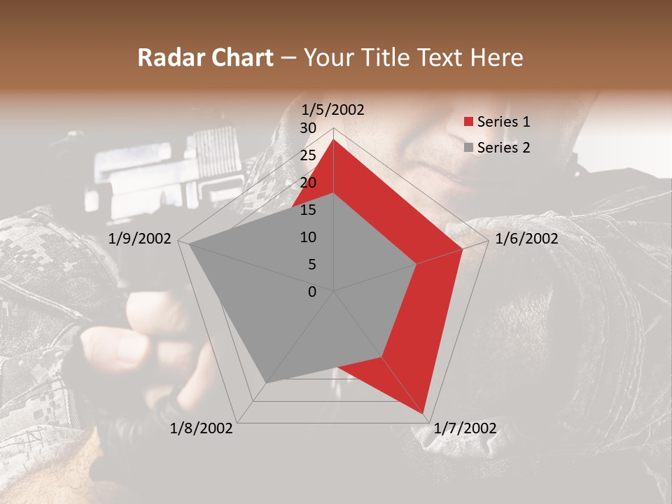 Male Pointing Safety PowerPoint Template
