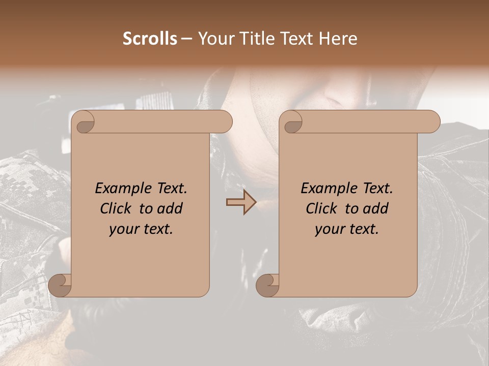 Male Pointing Safety PowerPoint Template