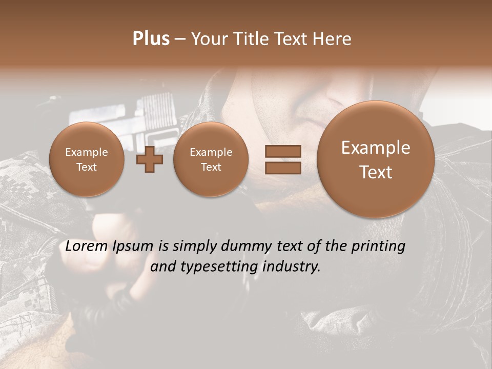 Male Pointing Safety PowerPoint Template