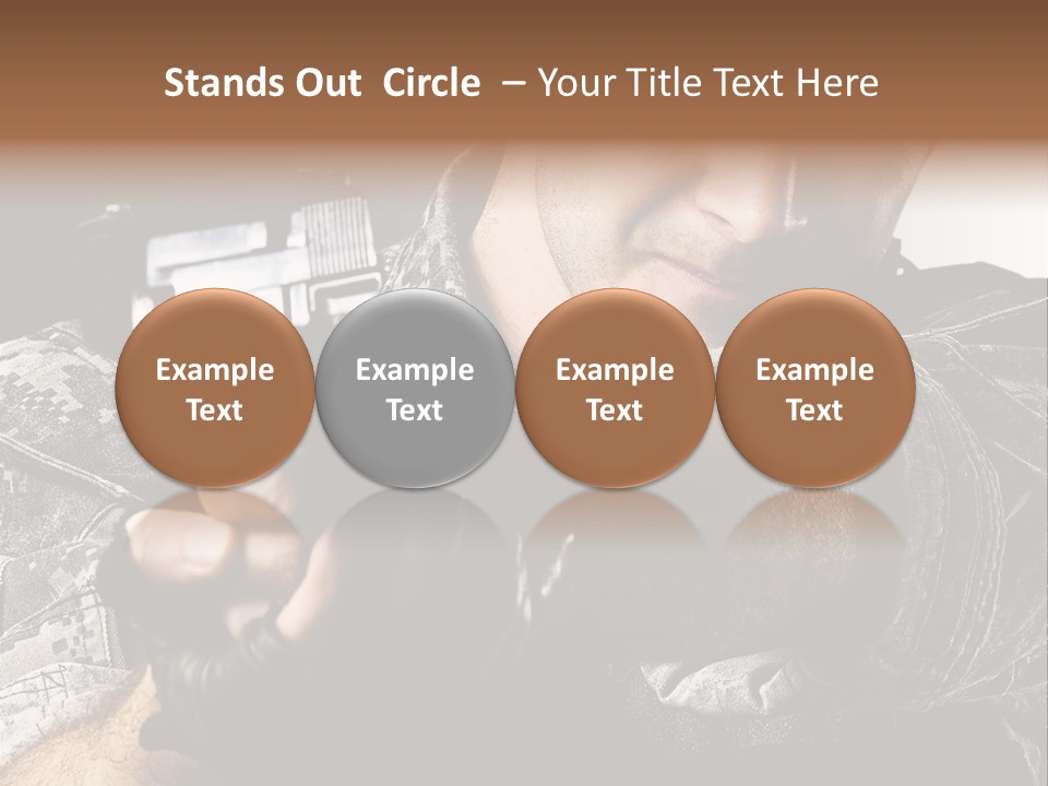 Male Pointing Safety PowerPoint Template