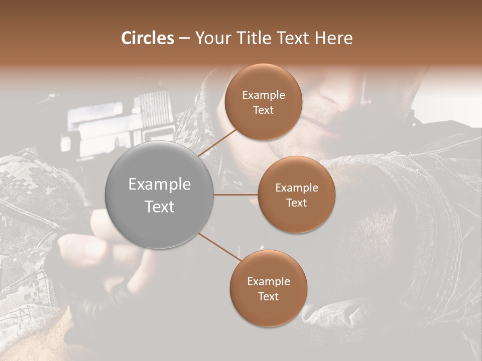 Male Pointing Safety PowerPoint Template
