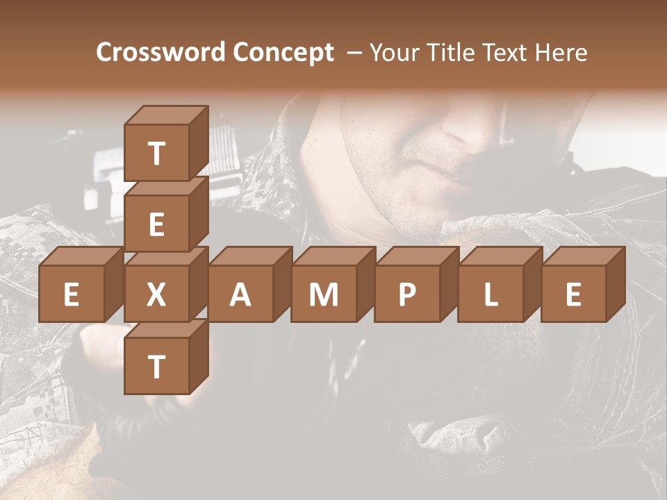 Male Pointing Safety PowerPoint Template