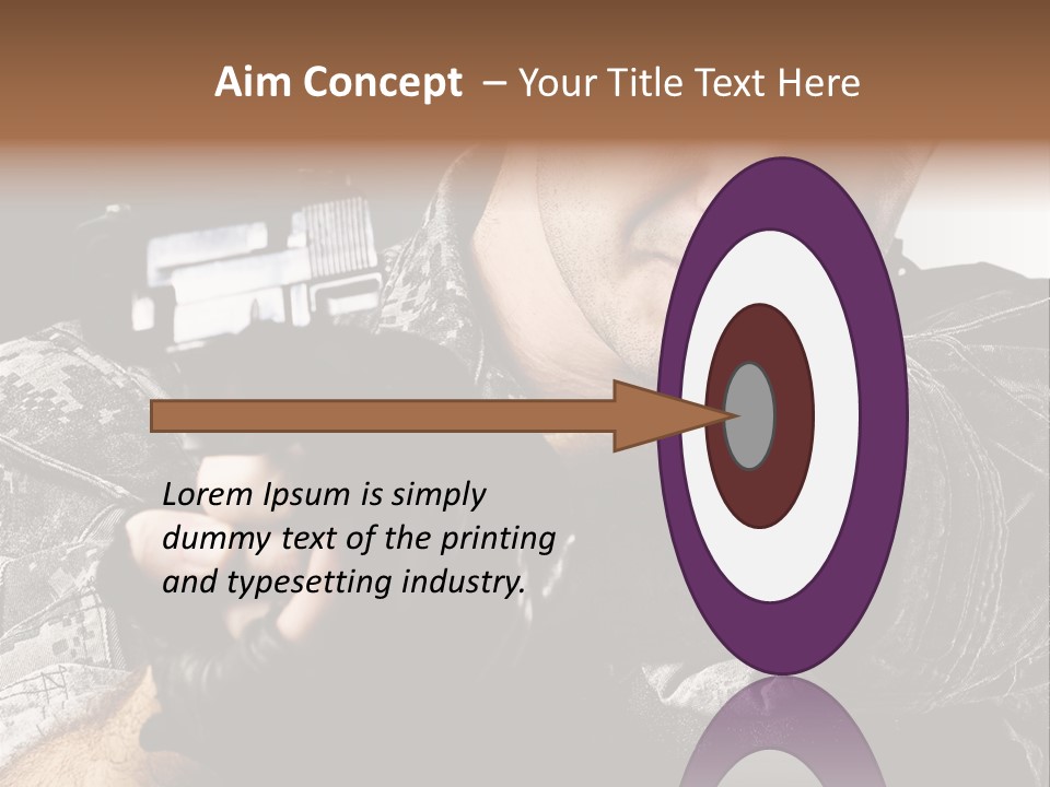 Male Pointing Safety PowerPoint Template