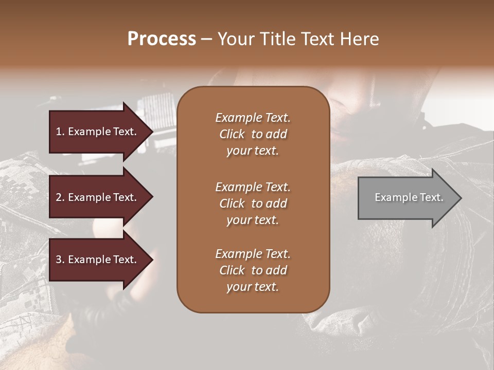 Male Pointing Safety PowerPoint Template