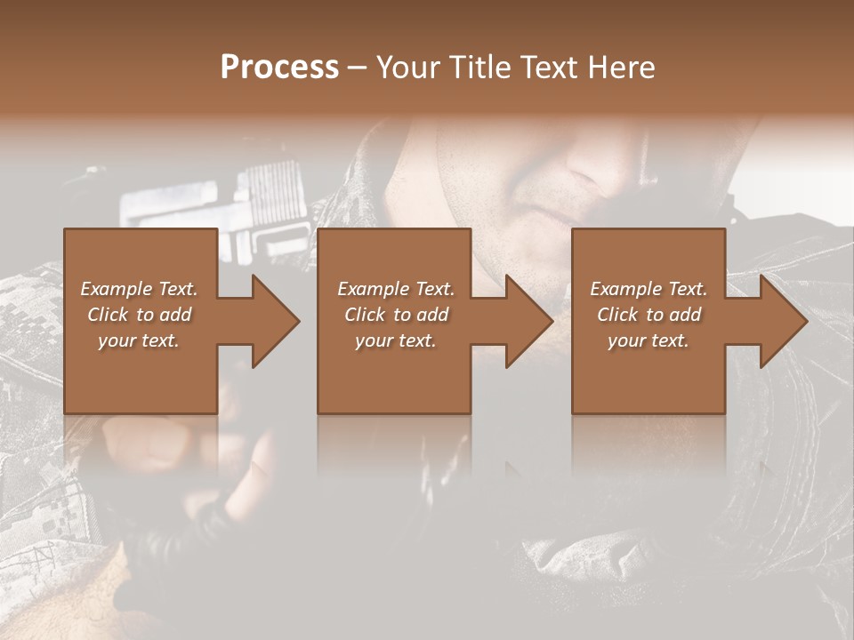 Male Pointing Safety PowerPoint Template
