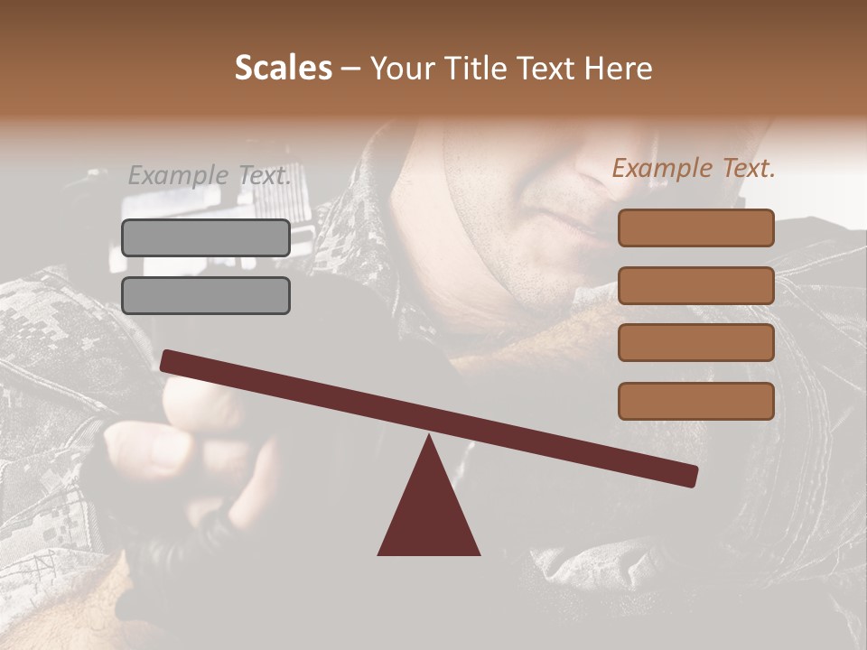 Male Pointing Safety PowerPoint Template