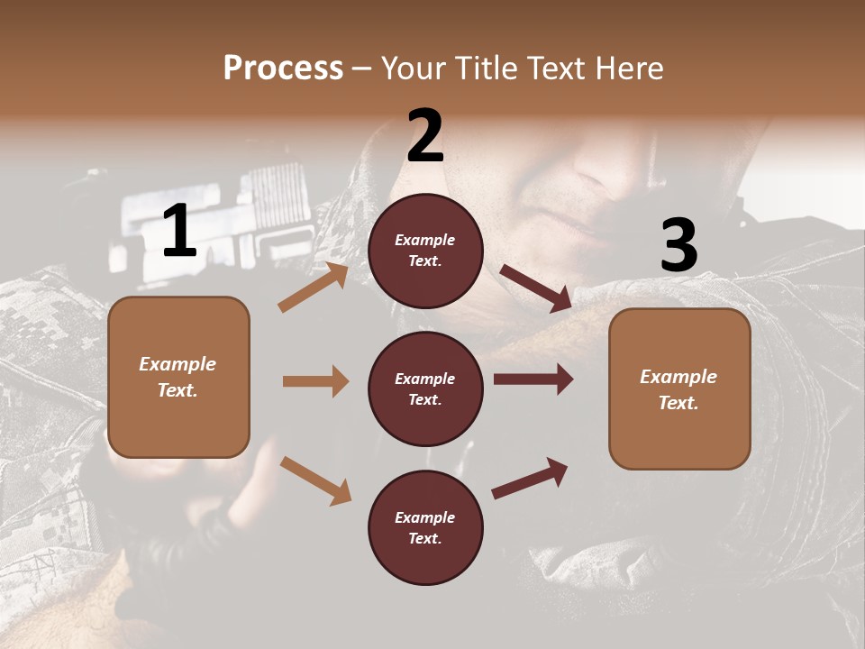 Male Pointing Safety PowerPoint Template