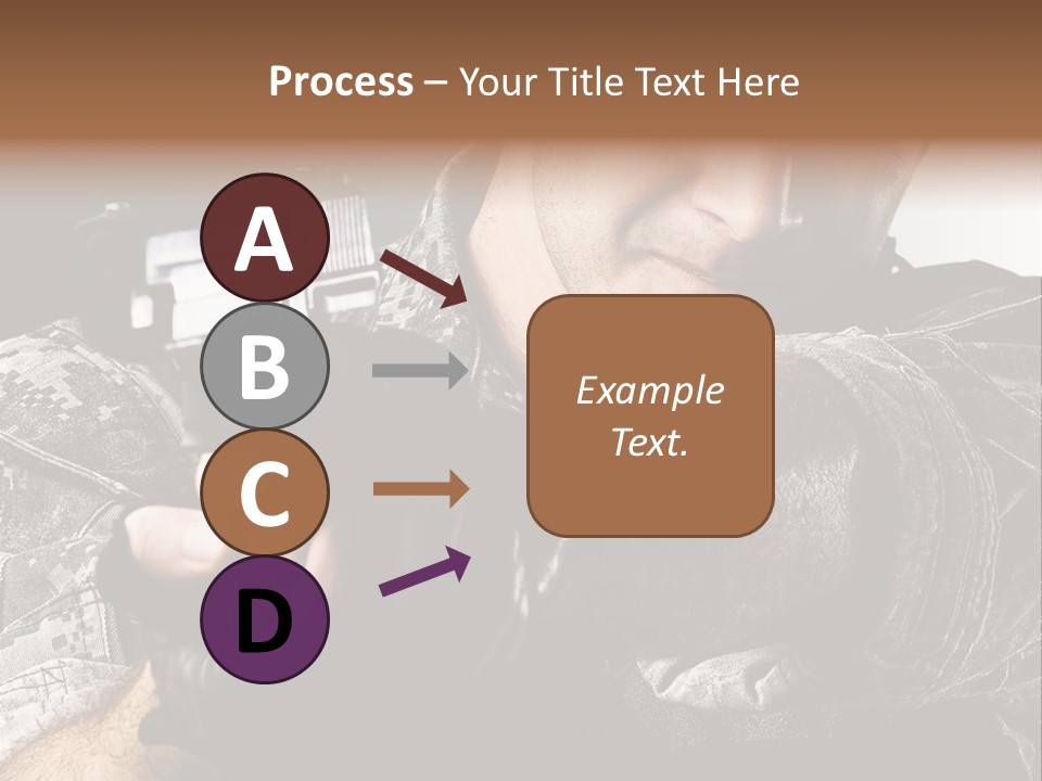 Male Pointing Safety PowerPoint Template