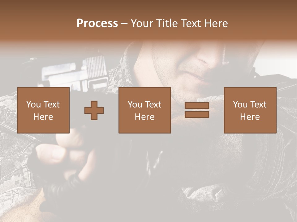 Male Pointing Safety PowerPoint Template