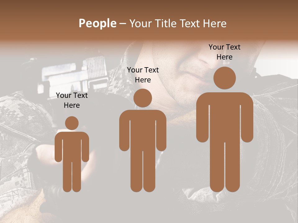 Male Pointing Safety PowerPoint Template