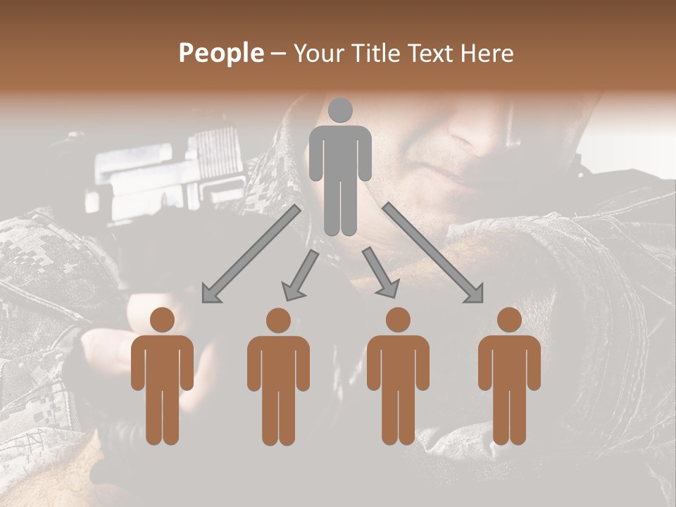 Male Pointing Safety PowerPoint Template