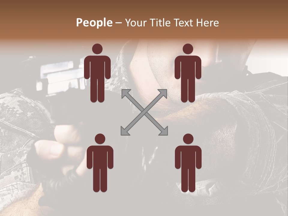 Male Pointing Safety PowerPoint Template