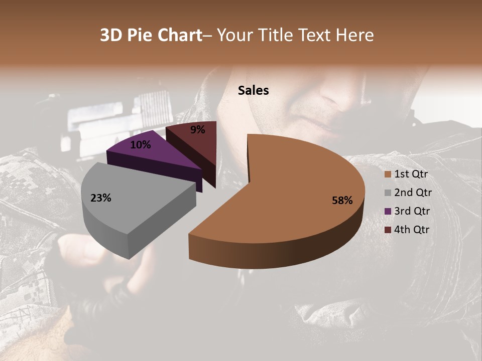 Male Pointing Safety PowerPoint Template