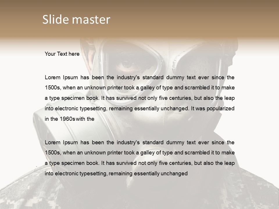 Face Conflict Valve PowerPoint Template