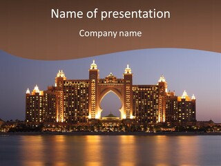 Middle East Architecture Deluxe PowerPoint Template