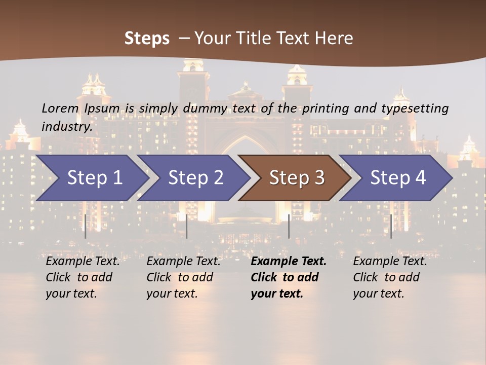 Middle East Architecture Deluxe PowerPoint Template