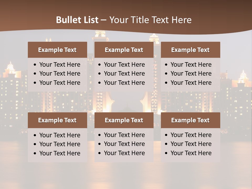 Middle East Architecture Deluxe PowerPoint Template