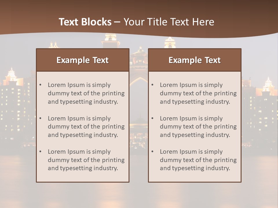 Middle East Architecture Deluxe PowerPoint Template