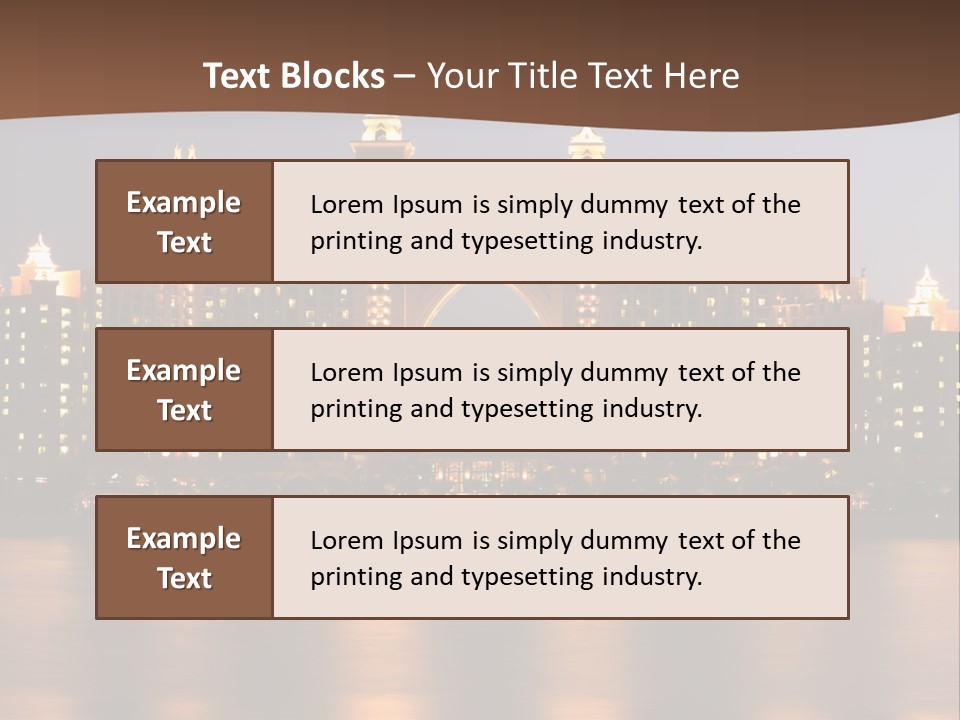 Middle East Architecture Deluxe PowerPoint Template