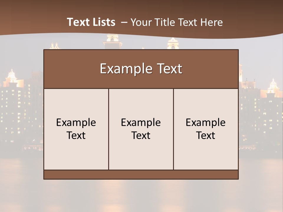 Middle East Architecture Deluxe PowerPoint Template