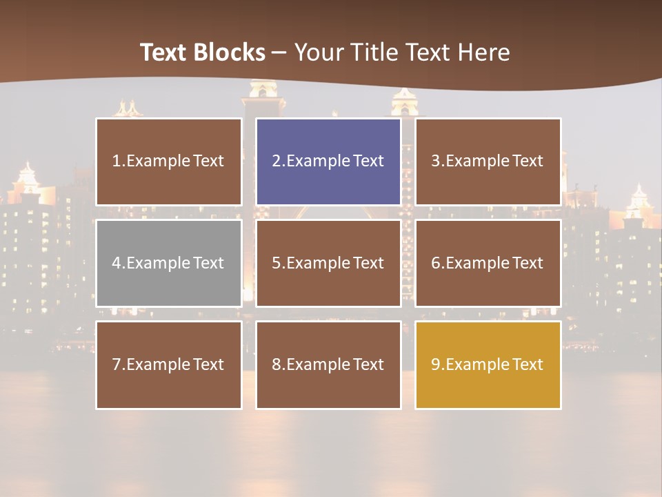 Middle East Architecture Deluxe PowerPoint Template