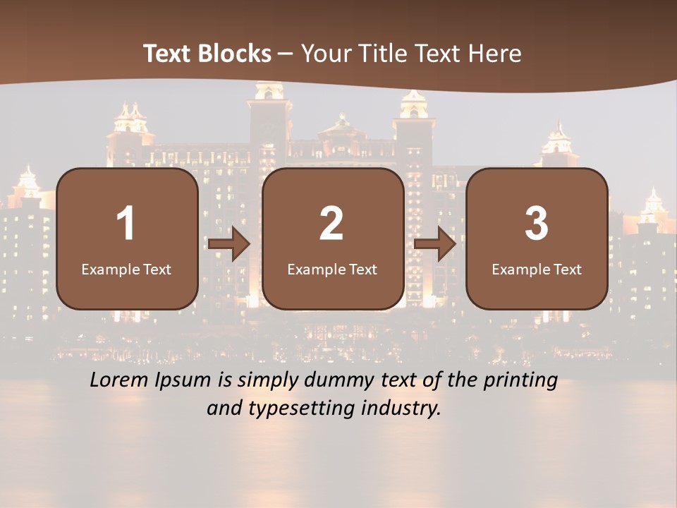 Middle East Architecture Deluxe PowerPoint Template