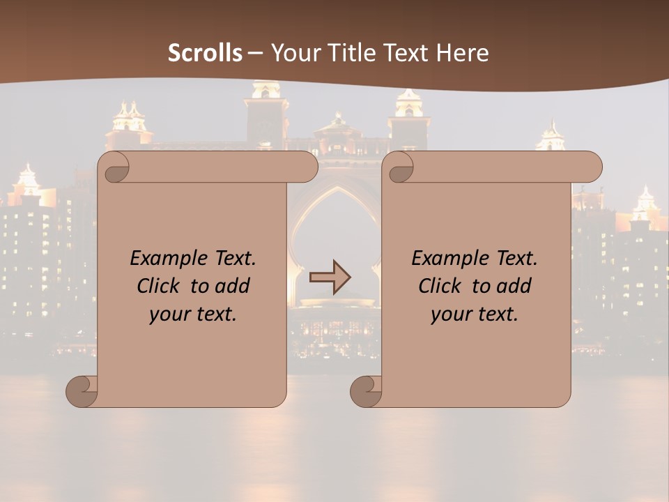 Middle East Architecture Deluxe PowerPoint Template