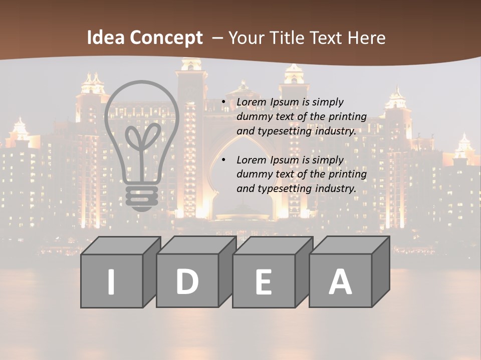 Middle East Architecture Deluxe PowerPoint Template