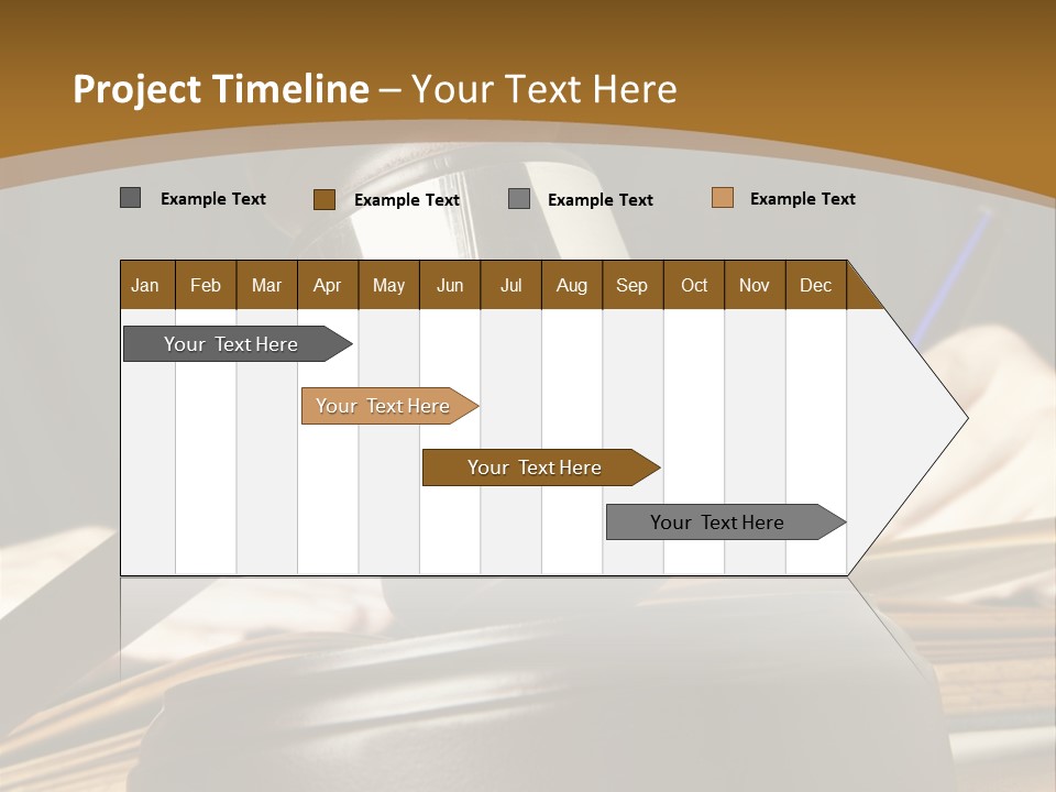 Innocent Litigation Female PowerPoint Template