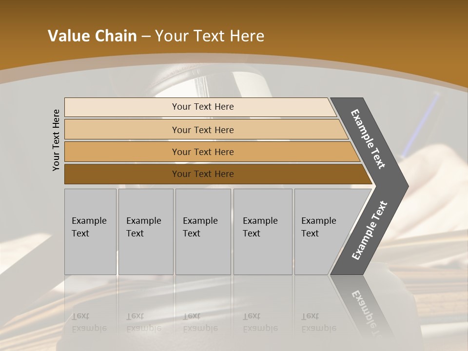 Innocent Litigation Female PowerPoint Template