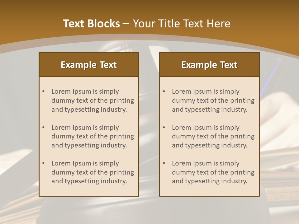 Innocent Litigation Female PowerPoint Template
