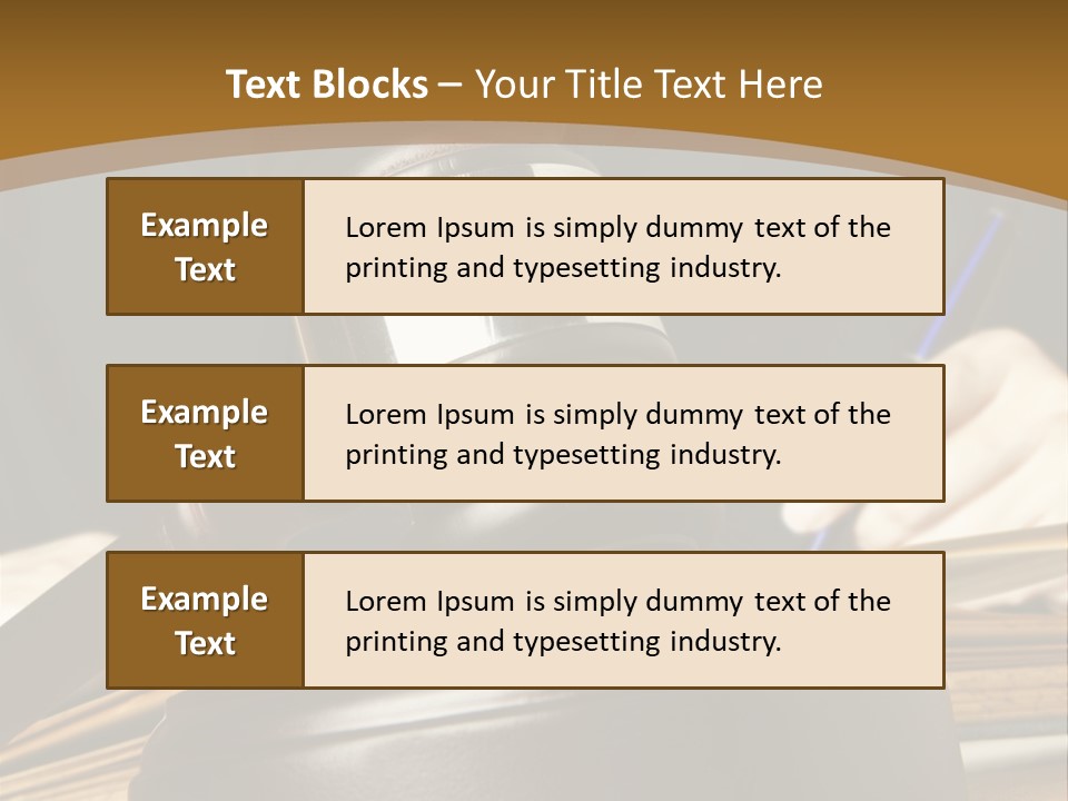 Innocent Litigation Female PowerPoint Template