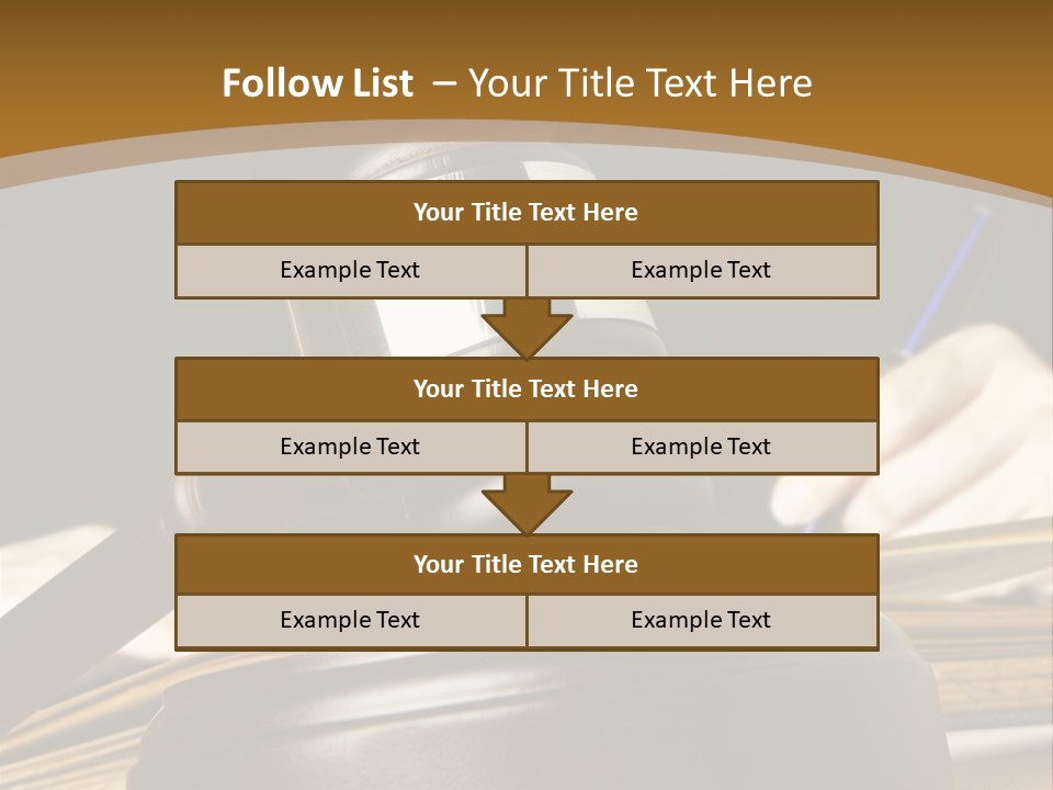 Innocent Litigation Female PowerPoint Template