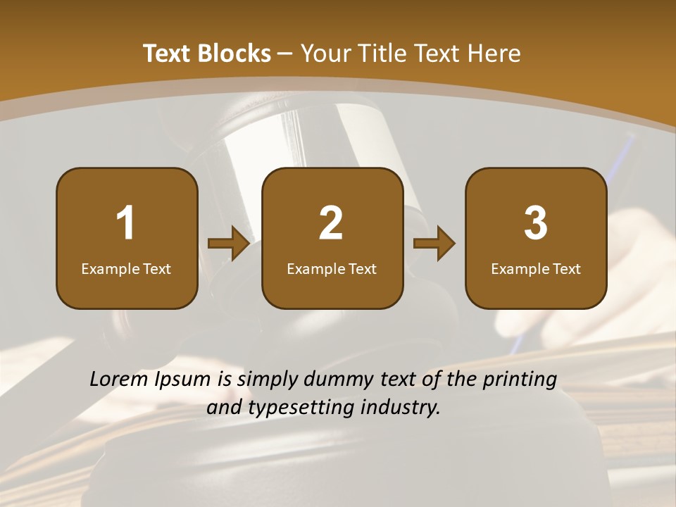 Innocent Litigation Female PowerPoint Template