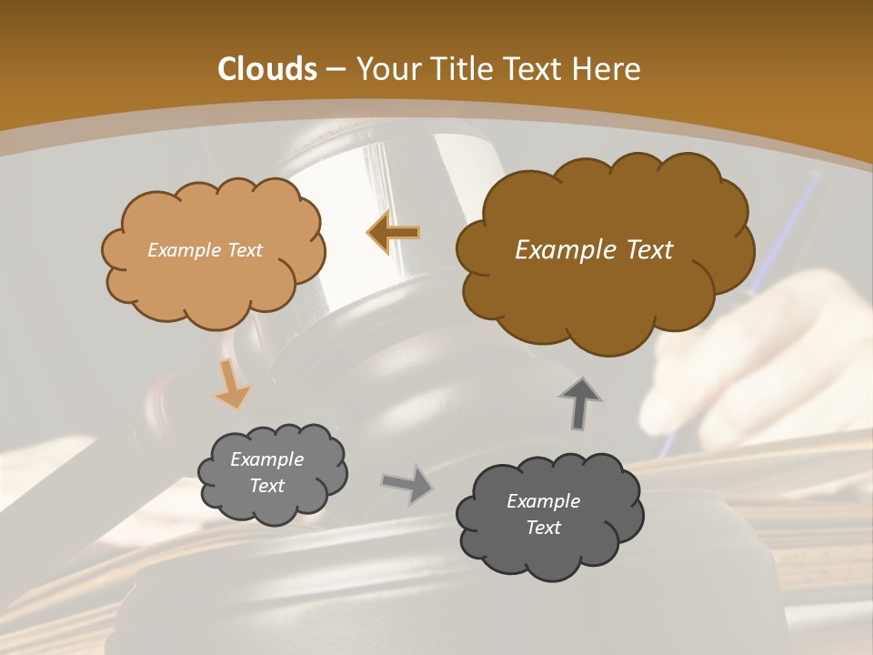 Innocent Litigation Female PowerPoint Template