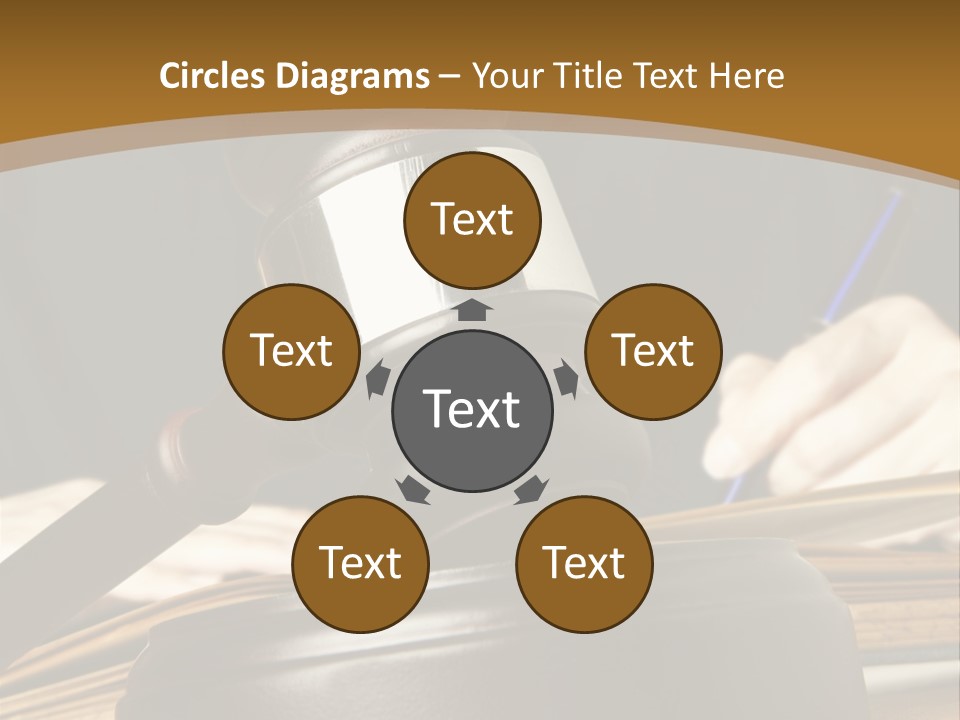 Innocent Litigation Female PowerPoint Template