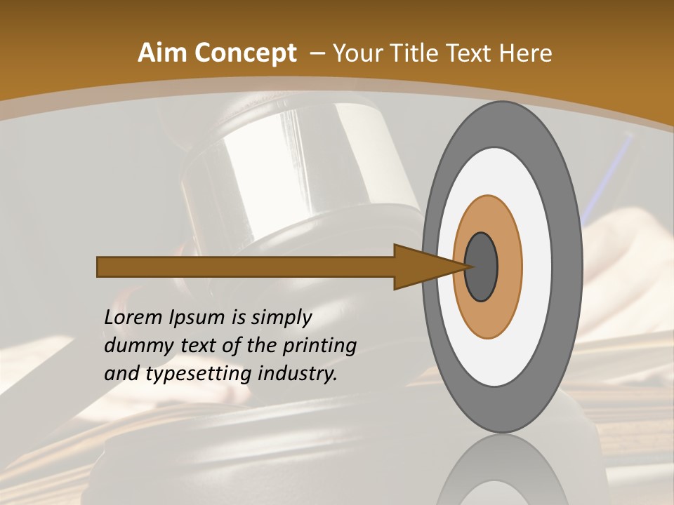 Innocent Litigation Female PowerPoint Template